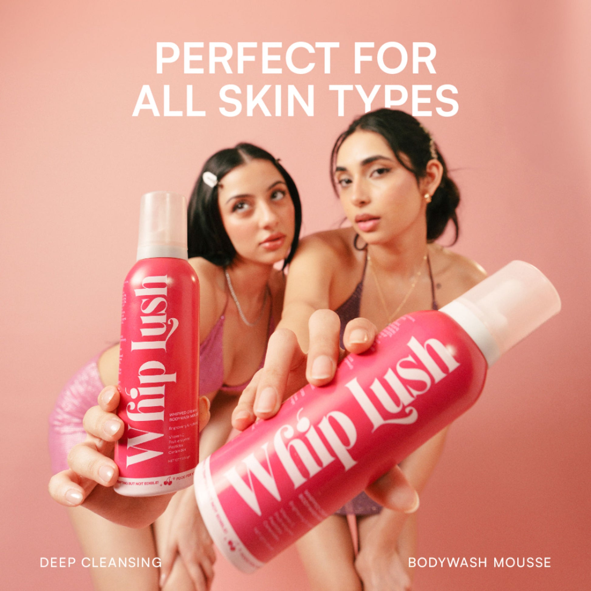 Gush Beauty Whip Lush, Lux Whipped Cream Body Wash & Shaving Cream, Cherry Scent
