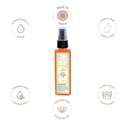 BodyHerbals Natural Jasmine Vanilla Body Massag Oil