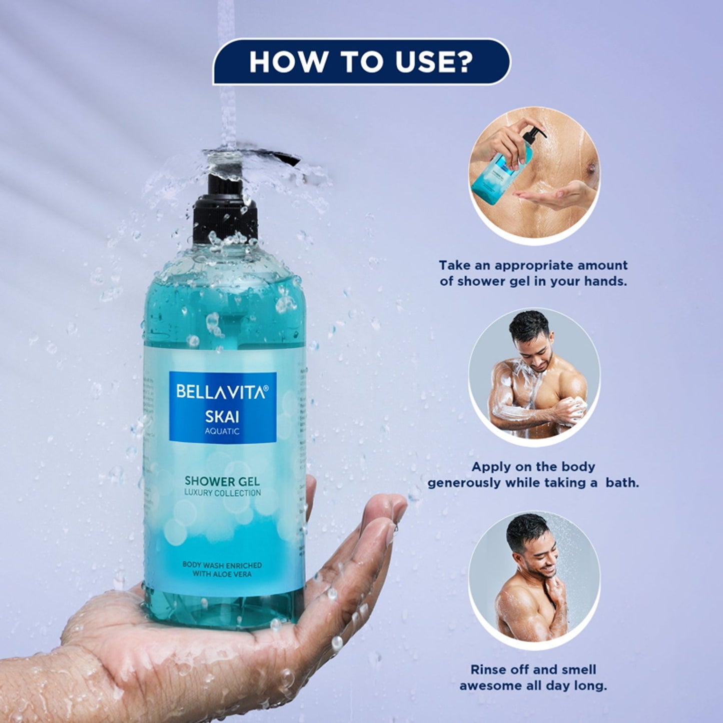 Bella Vita Skai Aquatic Shower Gel