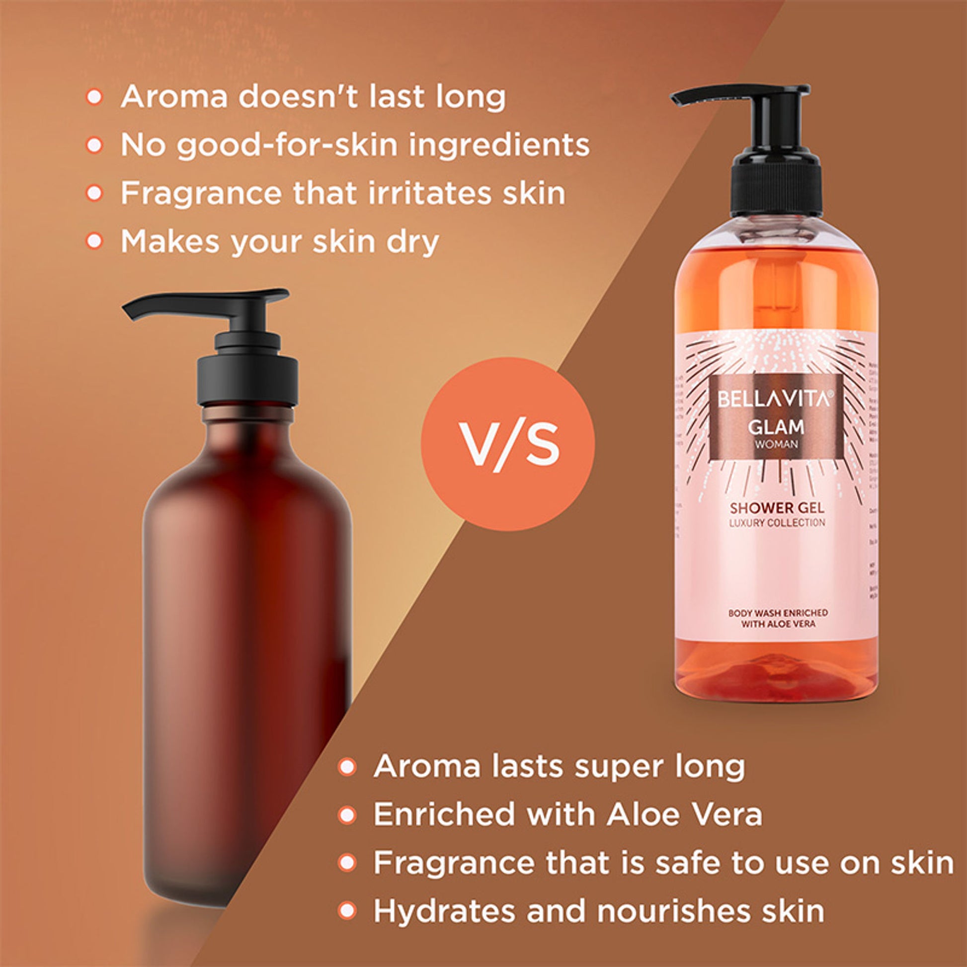Bella Vita Glam Woman Shower Gel