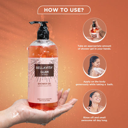 Bella Vita Glam Woman Shower Gel
