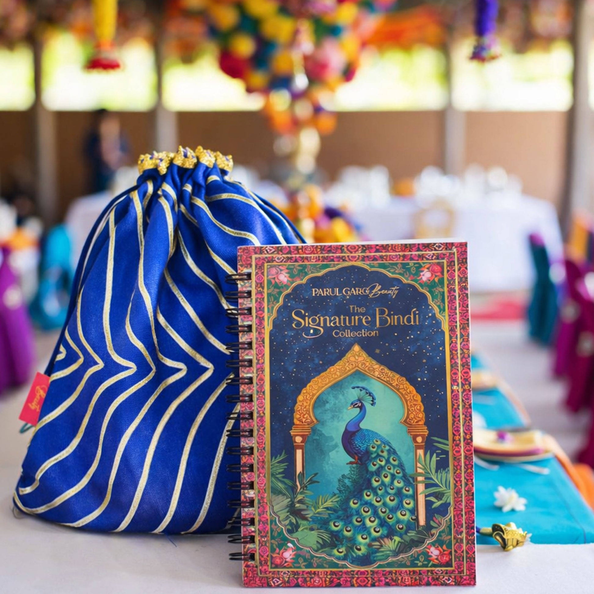 Parul Garg Beauty Signature Bindi Book & Potli Festive Gift Combo With 950+ Designer Bindis