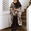 Dhiyona IE Women Regular Kurta with Trousers & With Dupatta