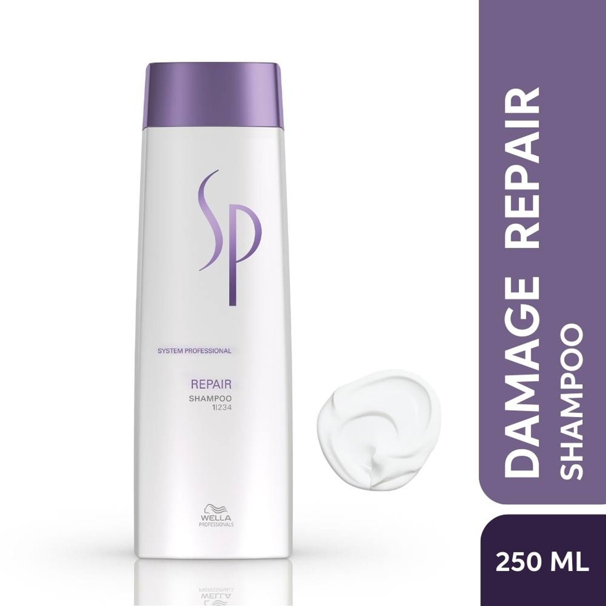 System Professional Repair Shampoo For Damaged Hair, Strengthens Hair Structure