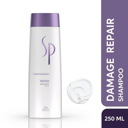 System Professional Repair Shampoo For Damaged Hair, Strengthens Hair Structure