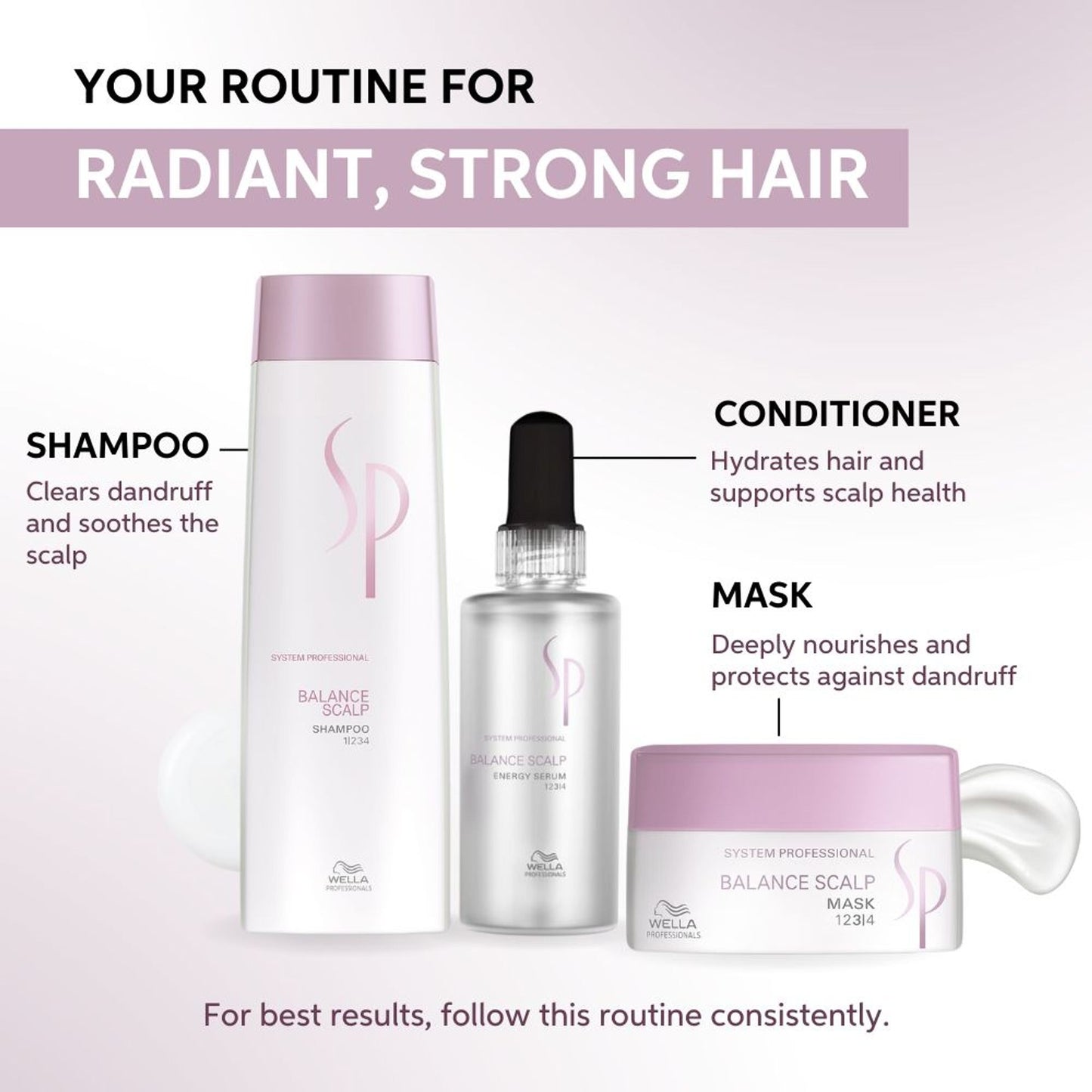 System Professional Balance Scalp Anti-Dandruff Shampoo For Delicate Scalps