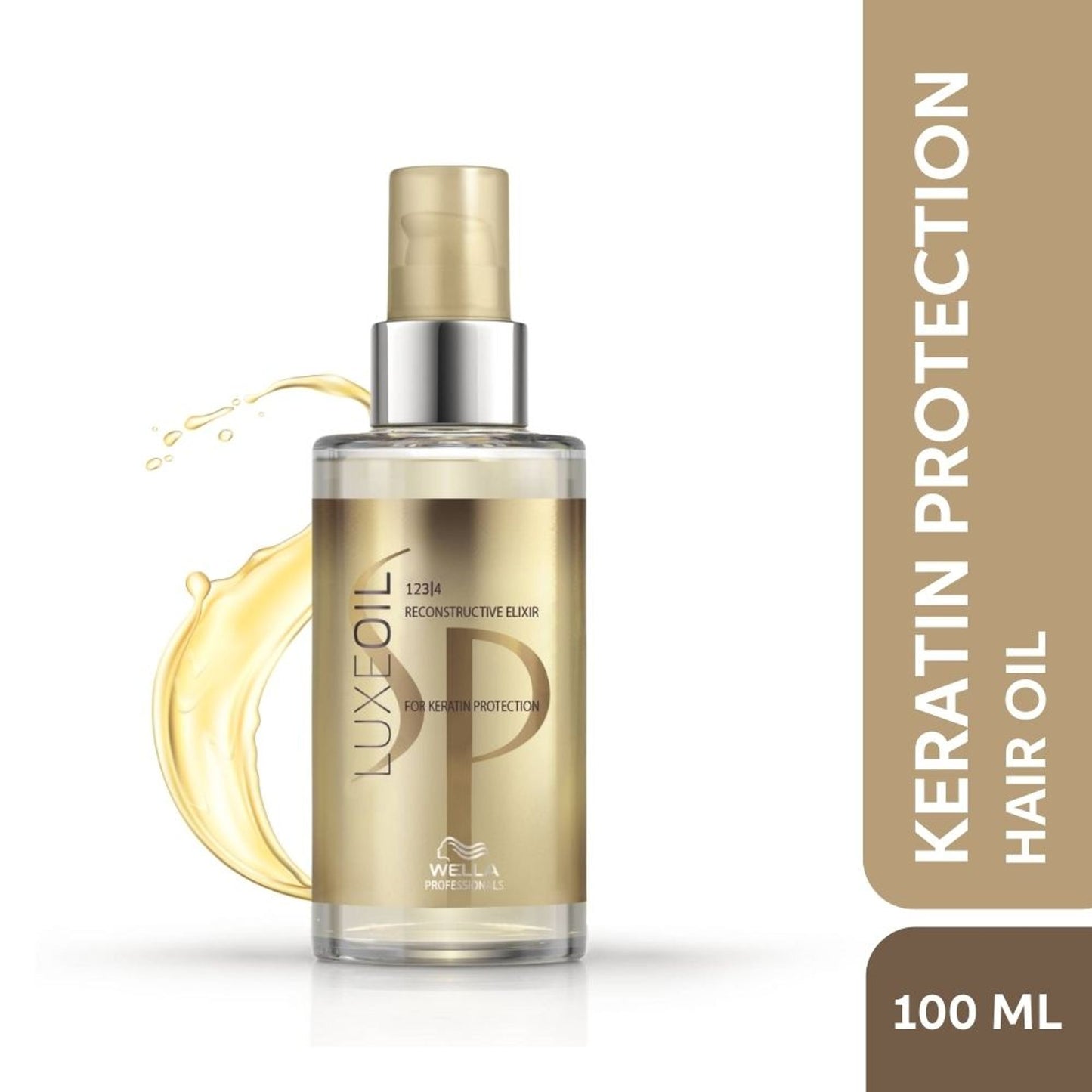 System Professional LuxeOil Reconstructive Elixir for Keratin Protection for Soft, Frizz-Free Hair