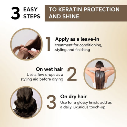 System Professional LuxeOil Reconstructive Elixir for Keratin Protection for Soft, Frizz-Free Hair