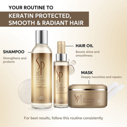 System Professional LuxeOil Reconstructive Elixir for Keratin Protection for Soft, Frizz-Free Hair
