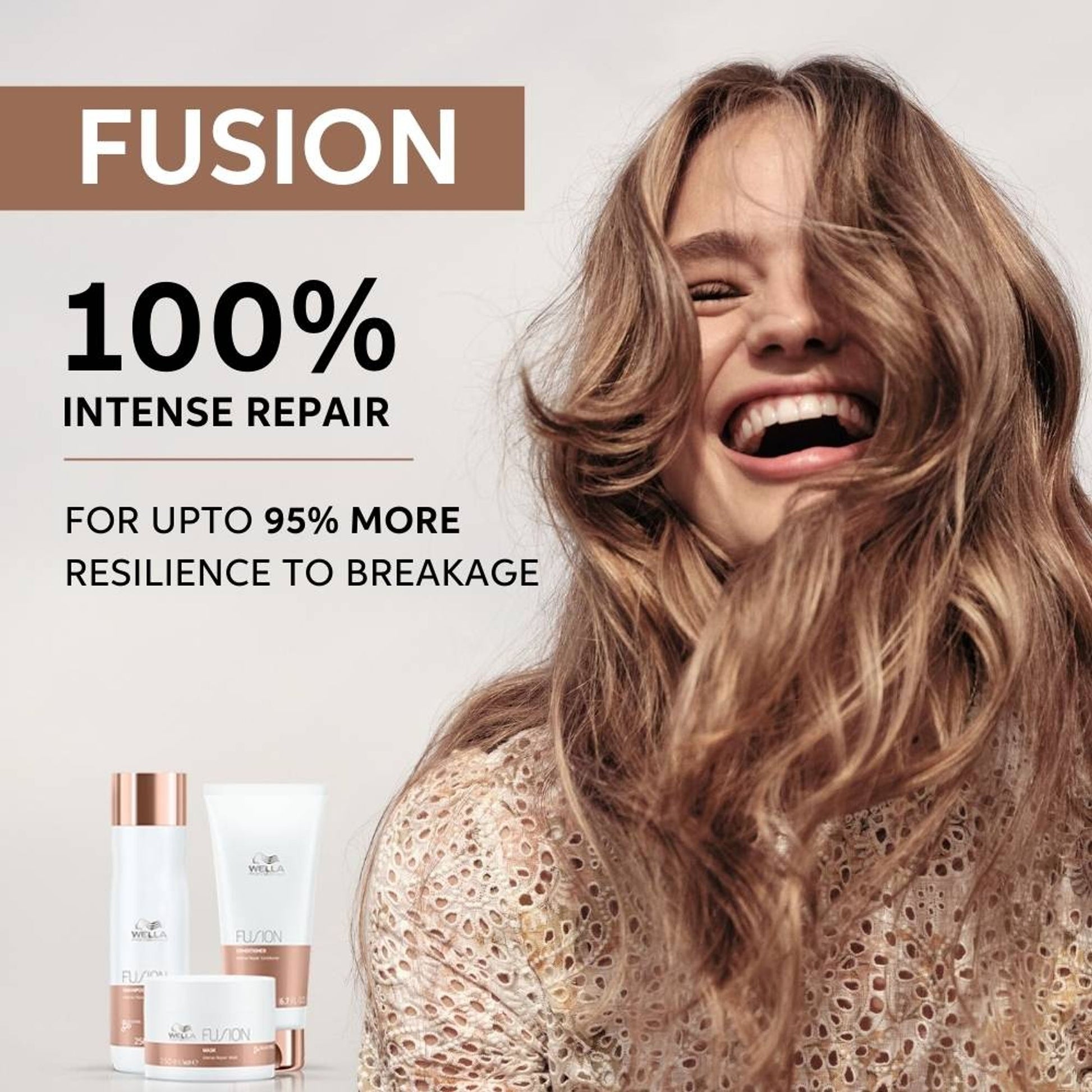 Wella Professionals Fusion Intense Repair Conditioner For Damaged & Frizzy Hair