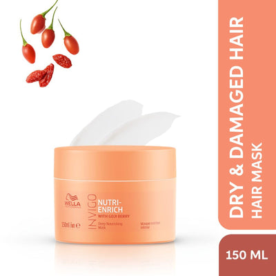 Wella Professionals Invigo Nutri Enrich Hair Mask For Dry, Frizzy & Damaged Hair