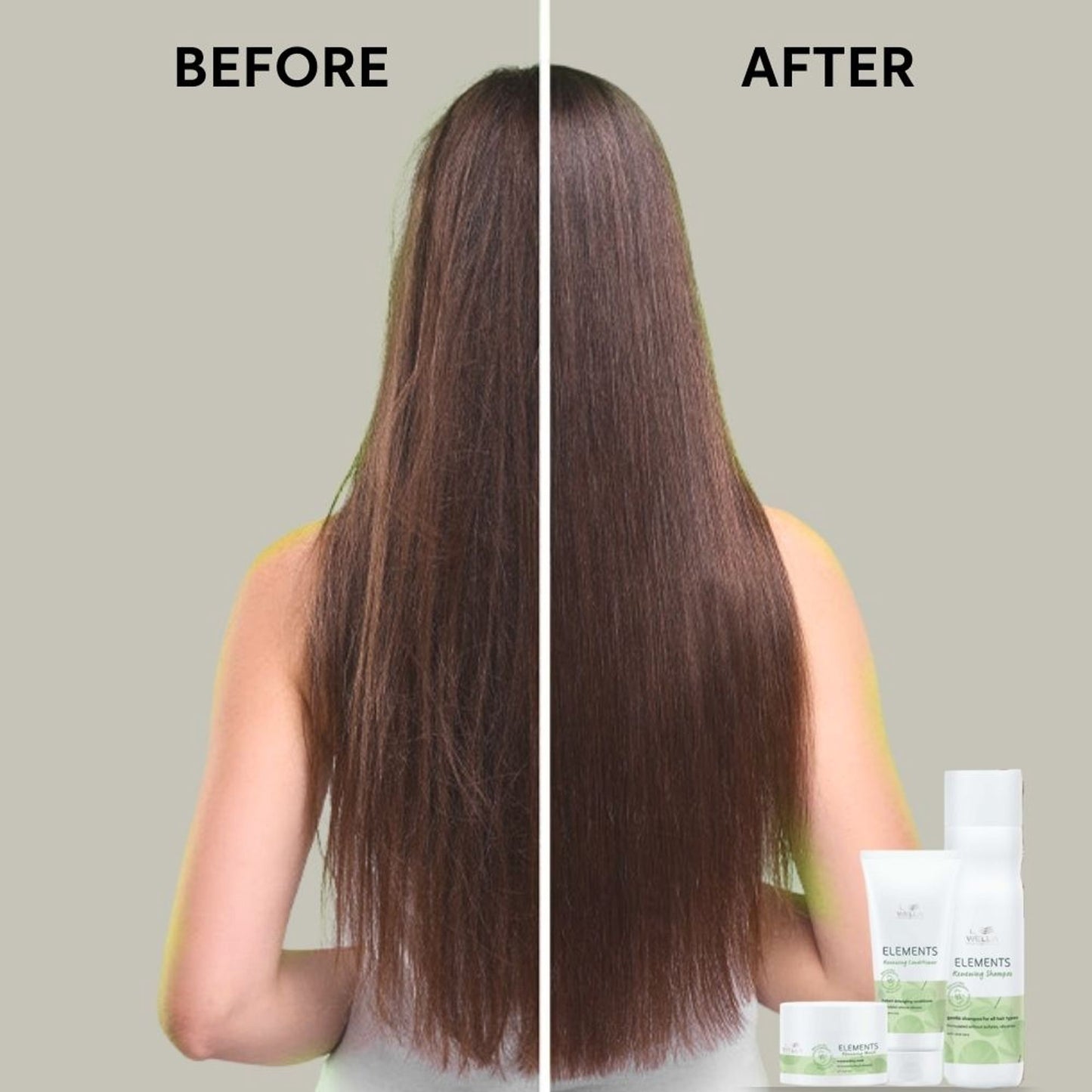 Wella Professionals Elements Renewing Sulphate Free Hair Mask for Frizz-Free & Detangled Hair