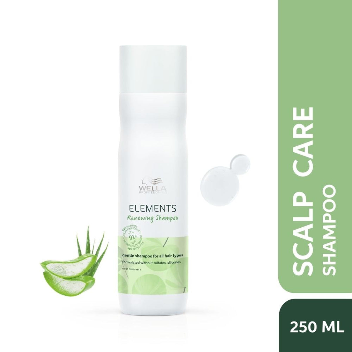 Wella Professionals Elements Renewing Sulphate Free Shampoo For Frizz-Free Hair