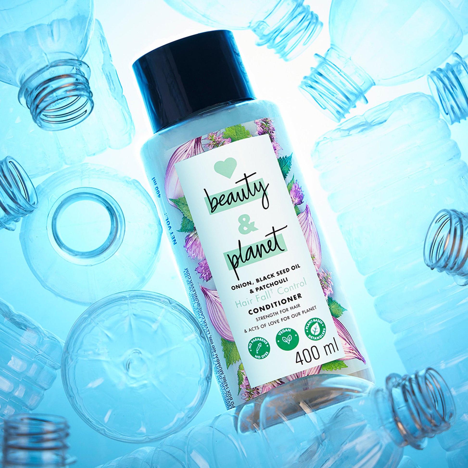 Love Beauty & Planet Onion, Black Seed & Patchouli Hairfall Control Sulphate Free Conditioner
