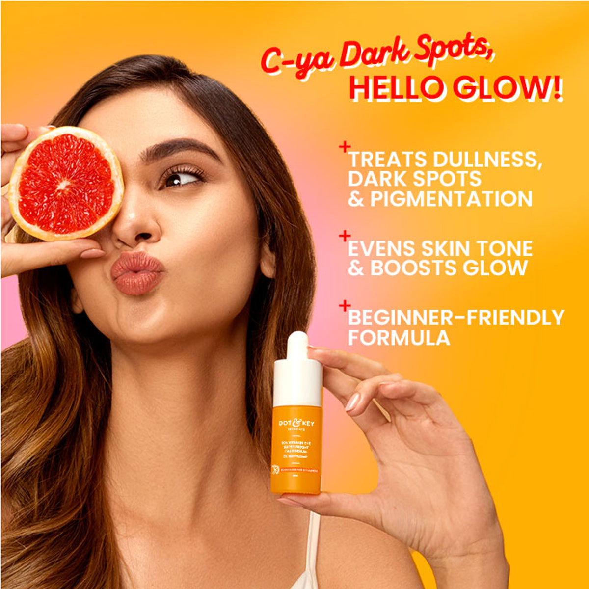 Dot & Key 10% Vitamin C + E Face Serum With 5% Niacinamide, Fights Pigmentation & Dark Spots