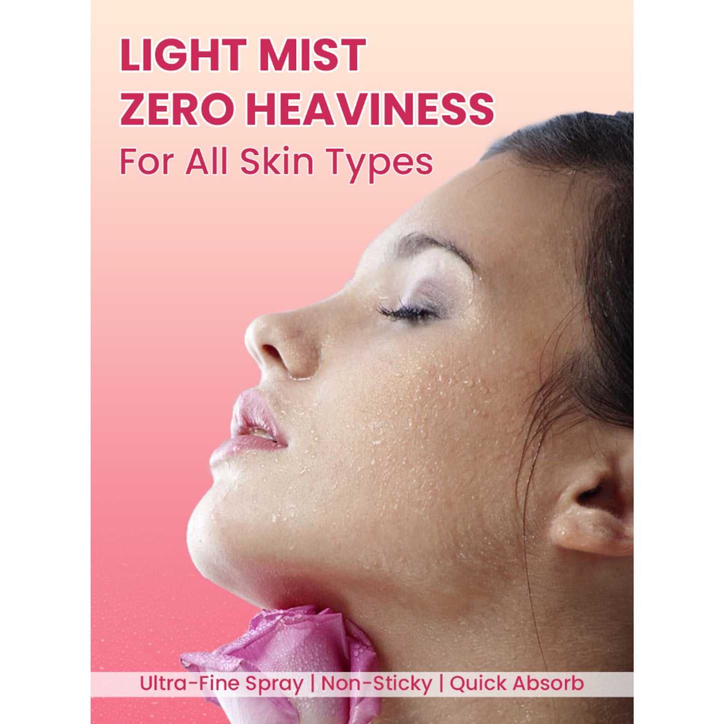 TNW The Natural Wash 100% Steam Distilled Rose Water Face Toner Spray Gulab Jal Hydration