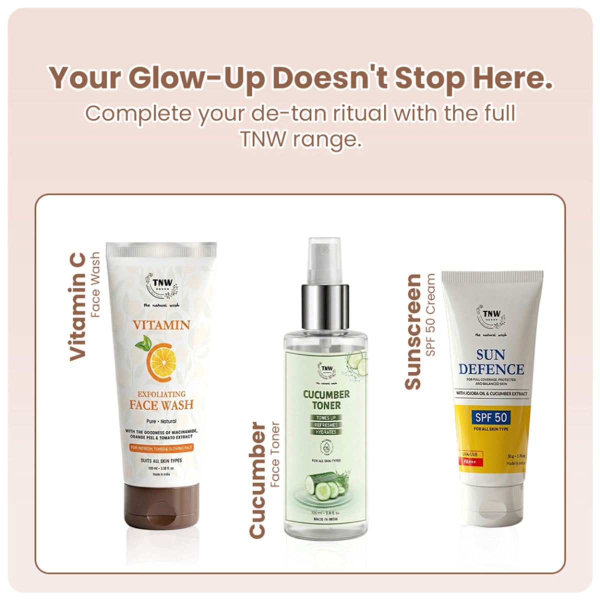 TNW The Natural Wash De-Tan Face Pack For Glowing Skin And Tan Removal With Orange Extract