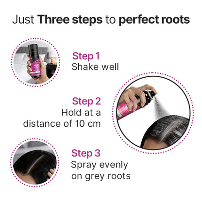 Schwarzkopf Root Retouch Temporary Root Cover Spray - Black