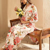 Dhiyona IE Women Floral Printed Regular Kurta with Palazzos