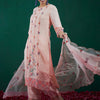 Dhiyona IE Floral Embroidered Regular Thread Work Kurta With Trousers & Dupatta
