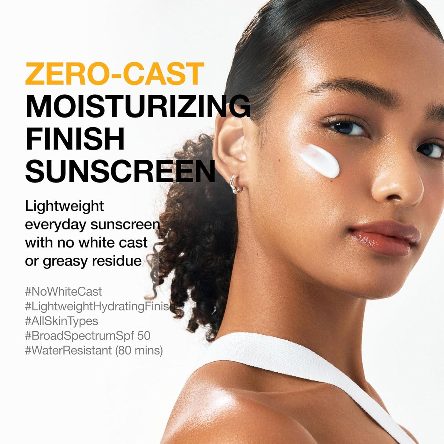 Anua Zero-Cast Moisturizing Finish Sunscreen SPF50+ PA++++