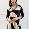 Dhiyona IE Printed Three-Quarter Sleeves Tunic With Trouser