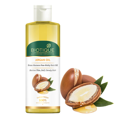 Biotique Advanced Organics Argan Oil From Morocco Non-sticky Hair Oil