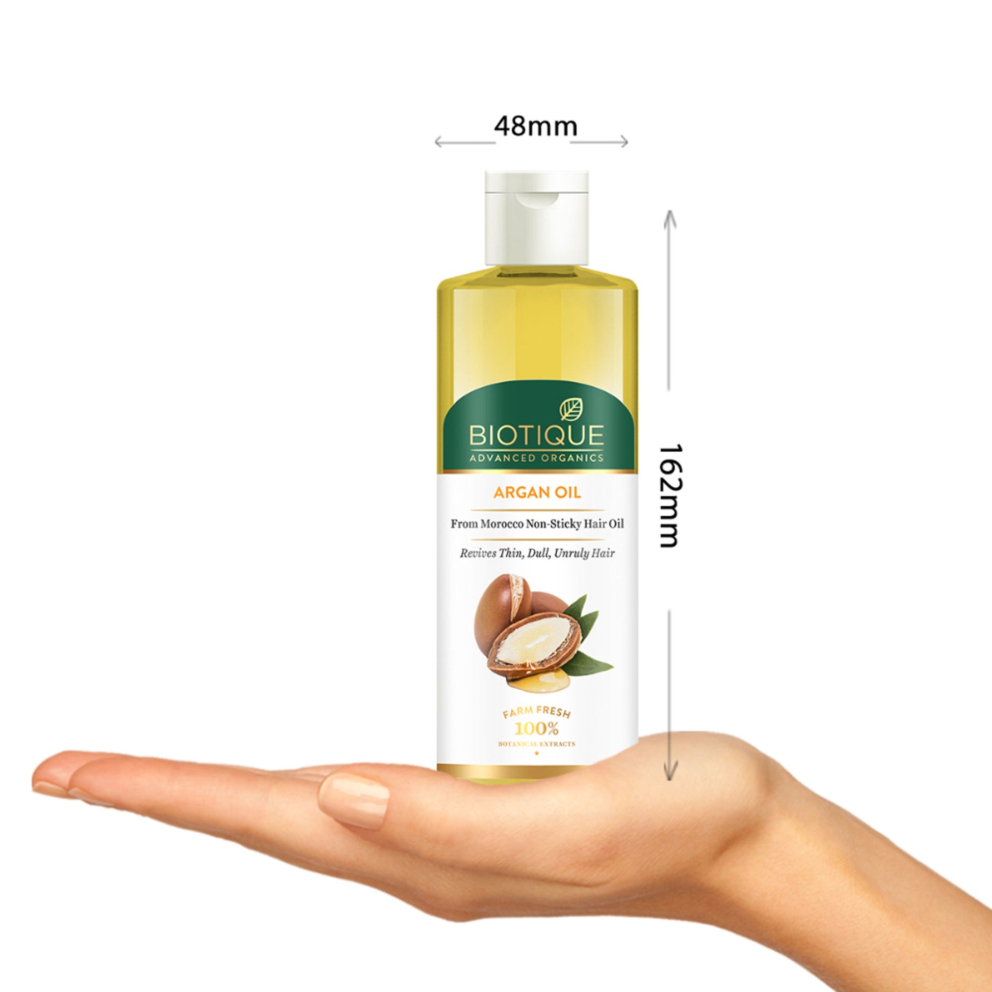 Biotique Advanced Organics Argan Oil From Morocco Non-sticky Hair Oil