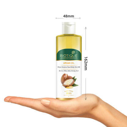 Biotique Advanced Organics Argan Oil From Morocco Non-sticky Hair Oil