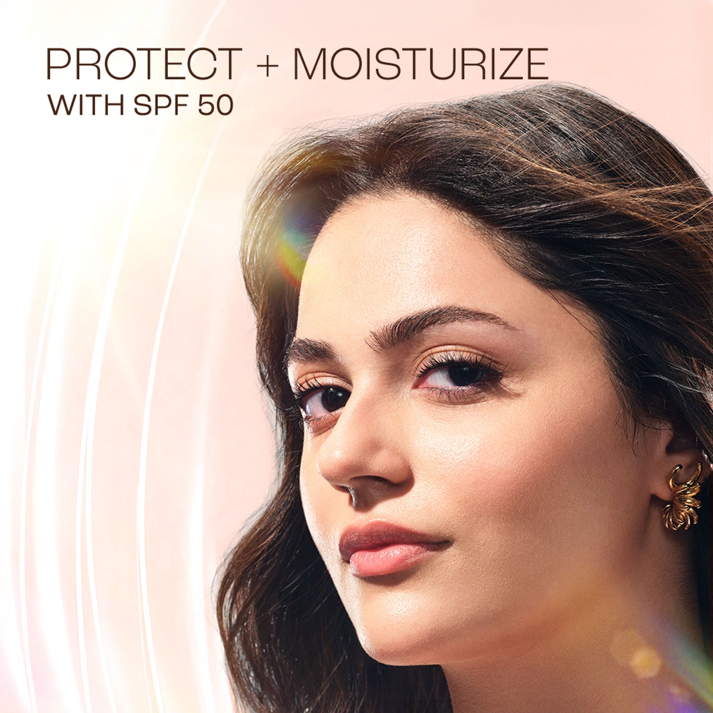 Lakme Peach Milk SPF 50 Sunscreen Moisturiser With 2% Pro-Ceramides & Peptides