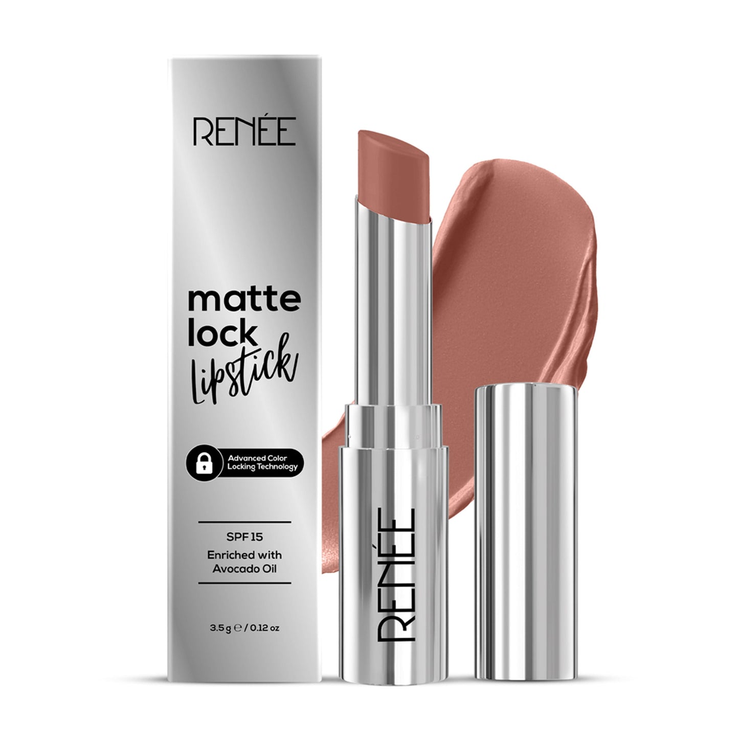 Renee Cosmetics Matte Lock Lipstick - 01 Jazz