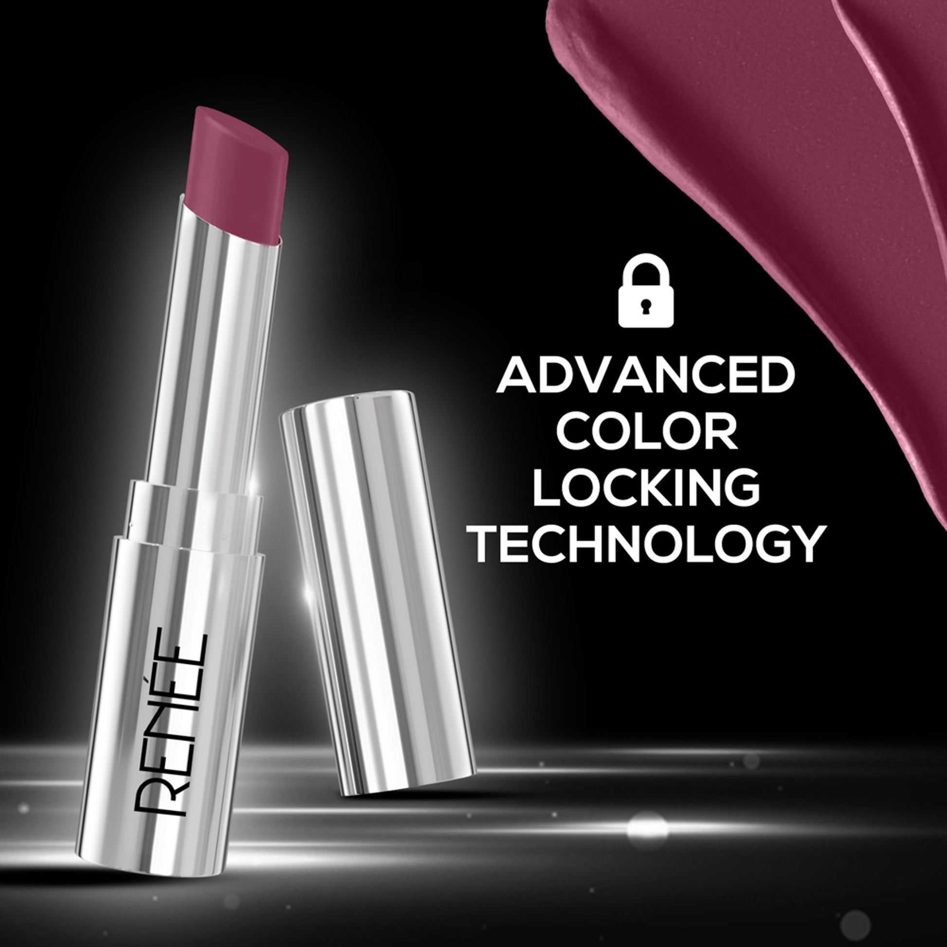 Renee Cosmetics Matte Lock Lipstick - 07 Indie