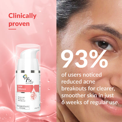 Fixderma Acne Defence Face Serum with 2% Salicylic Acid for Anti Acne & Spot Treatment