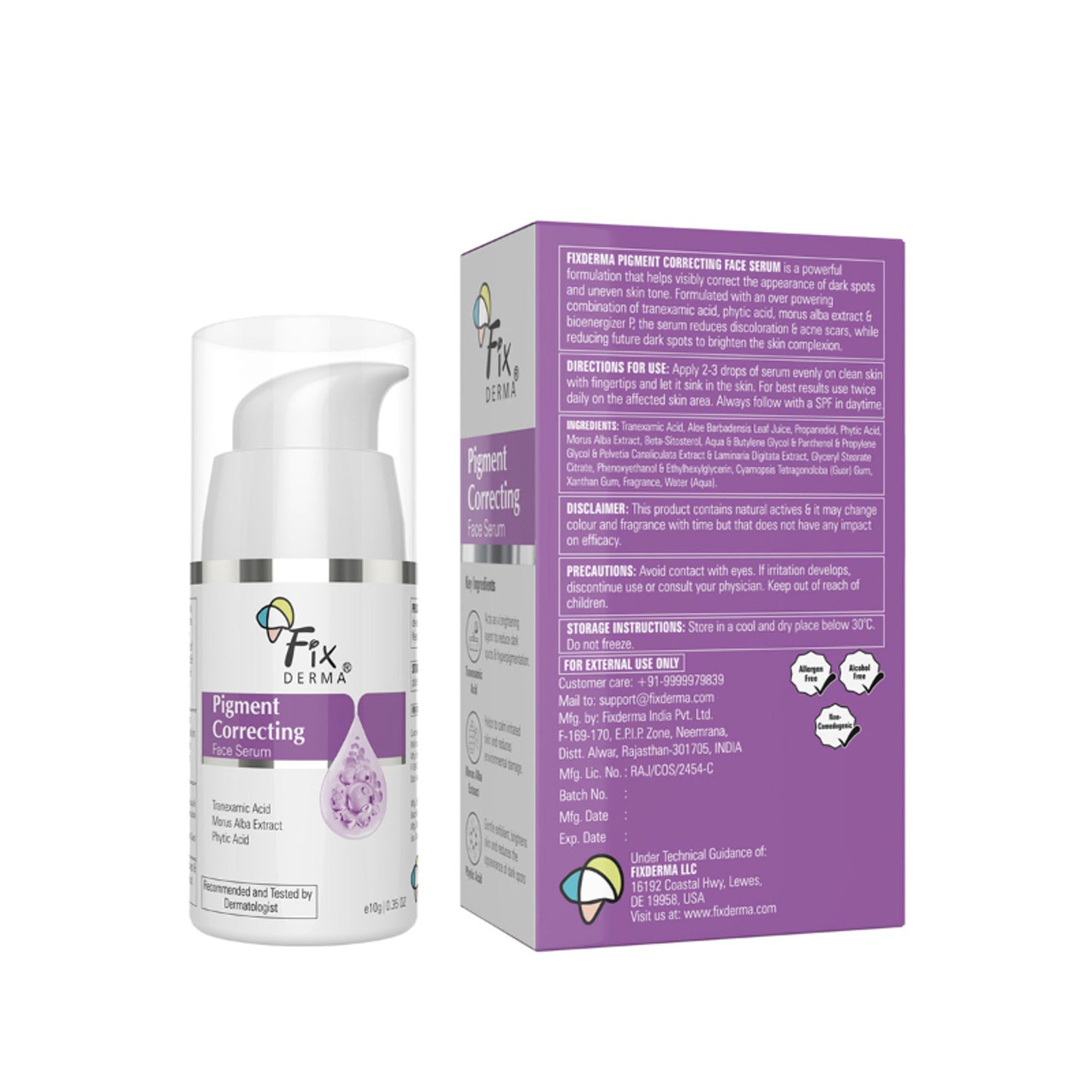 Fixderma Pigment Correcting Serum, 3% Tranexamic Acid Serum