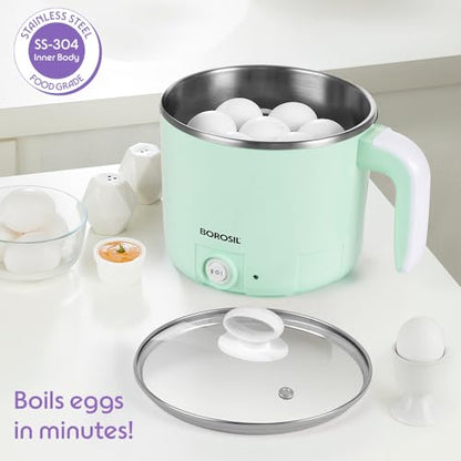 Borosil Klassic Stainless Steel Electric Kettle 1.2 L