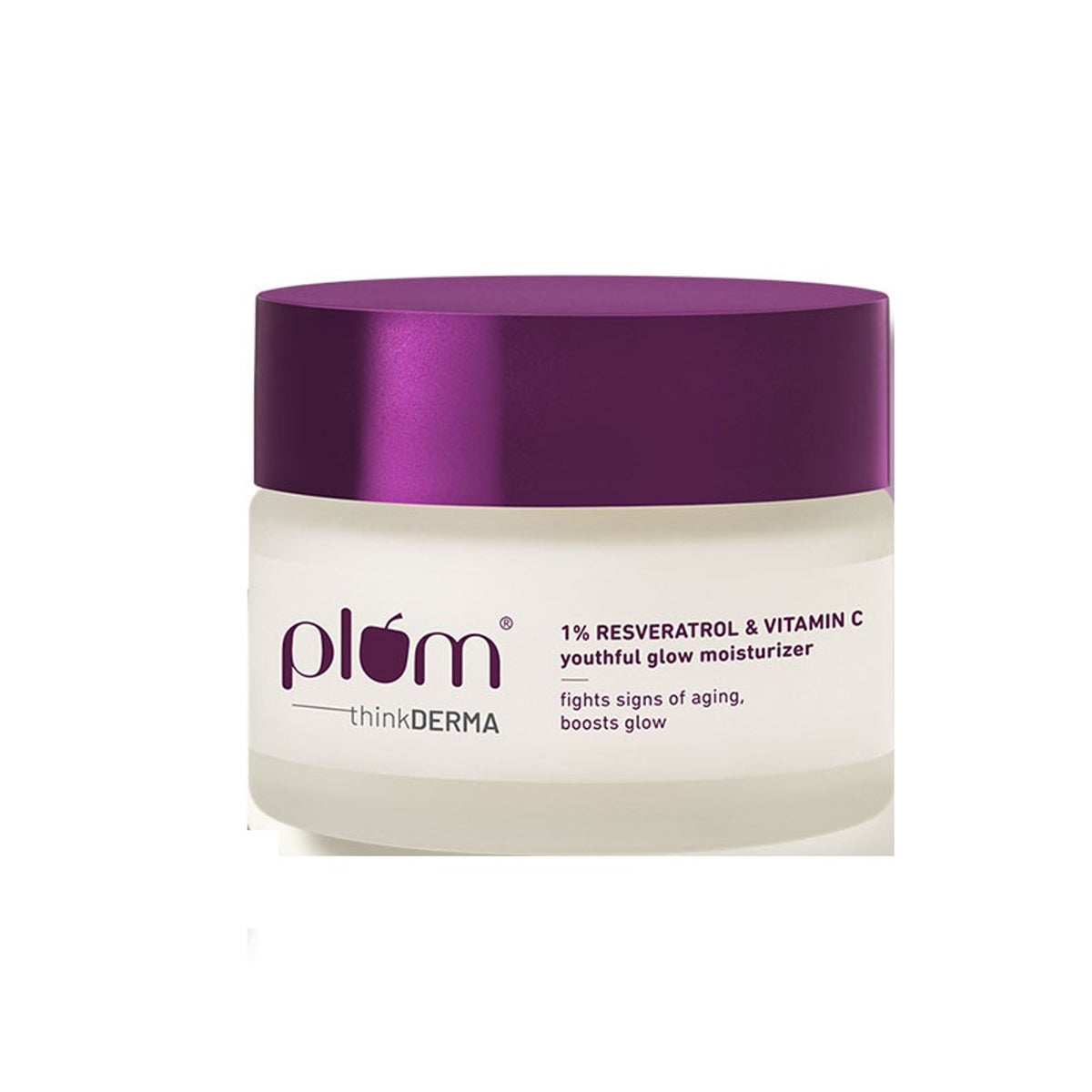 Plum 1% Resveratrol & Vitamin C Youthful Glow Moisturizer For Glowing Skin