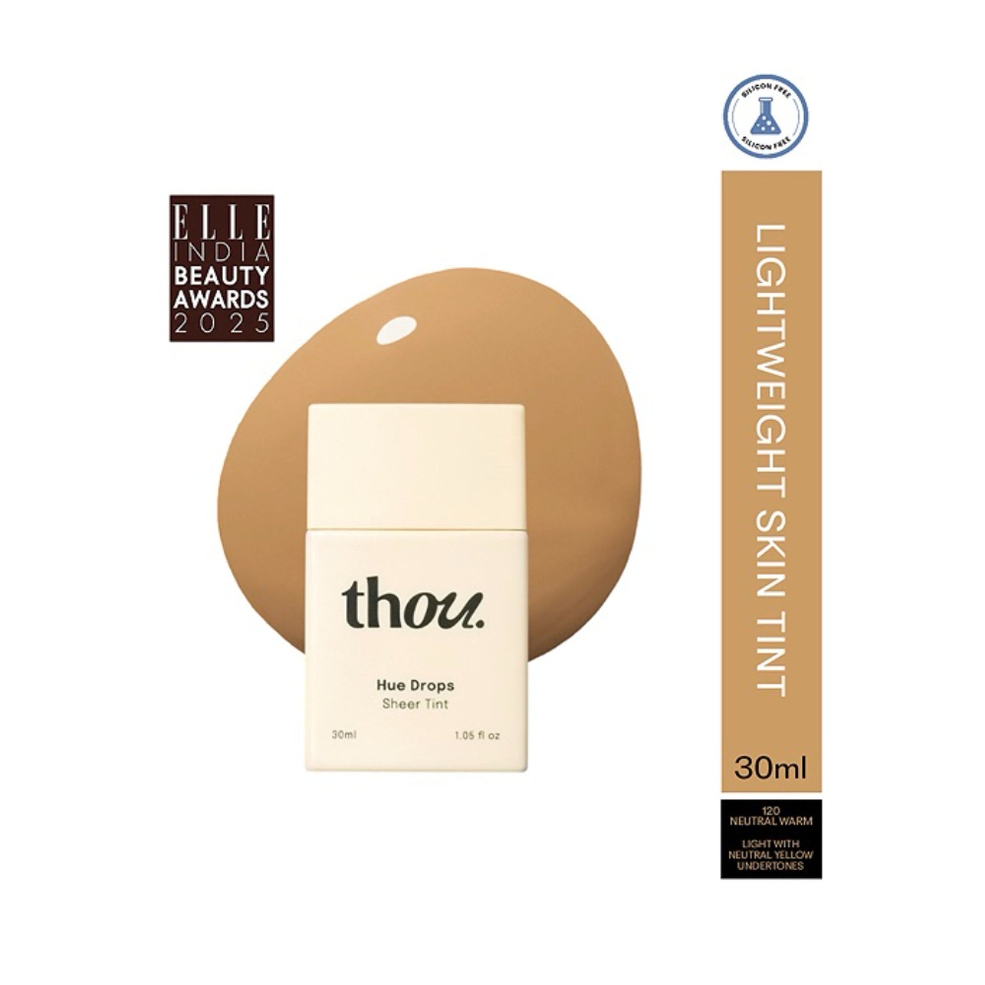 Thou Hue Drops Sheer Skin Tint - 120 Neutral Warm