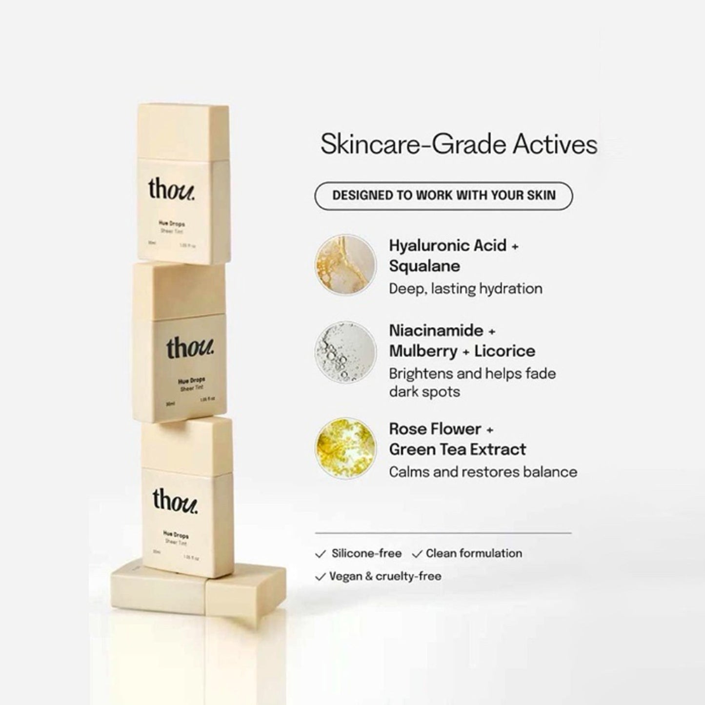 Thou Hue Drops Sheer Skin Tint - 220 Cool