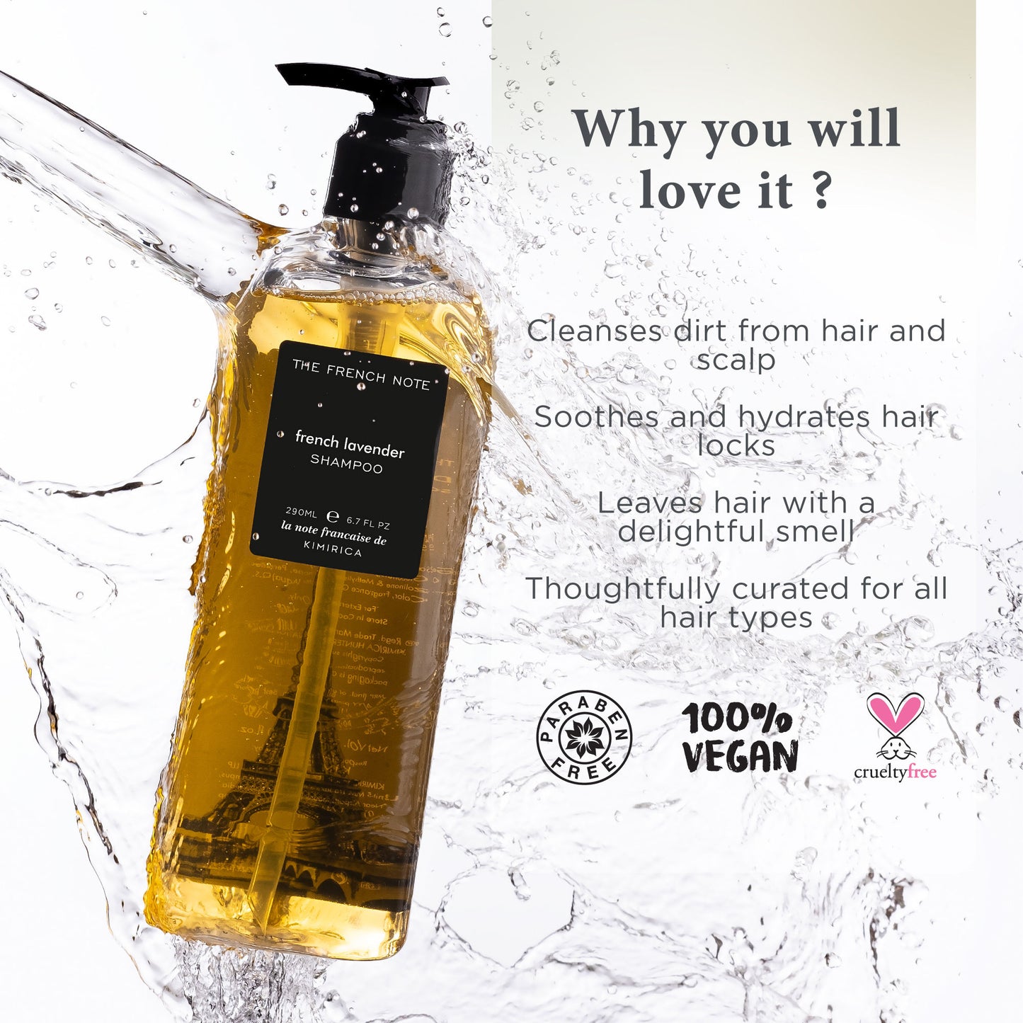 Kimirica The French Note French Lavender Shampoo