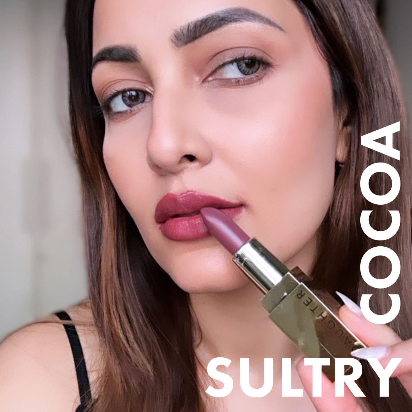 Daughter Earth Natural & Creamy Velvet Phytonutrient Lipstick - Sultry Cocoa