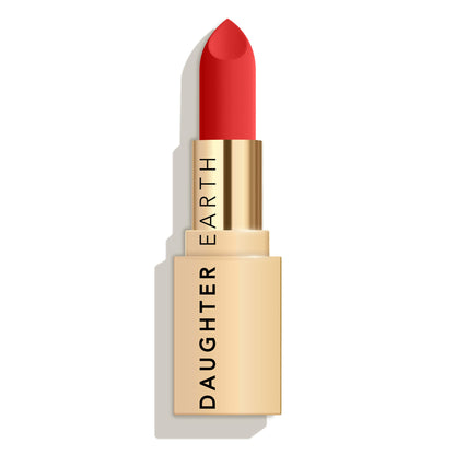 Daughter Earth Natural & Creamy Velvet Phytonutrient Lipstick - Atomic Red