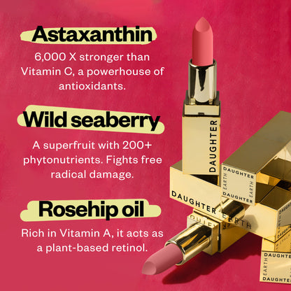 Daughter Earth Natural & Creamy Velvet Phytonutrient Lipstick - Midnight Mocha