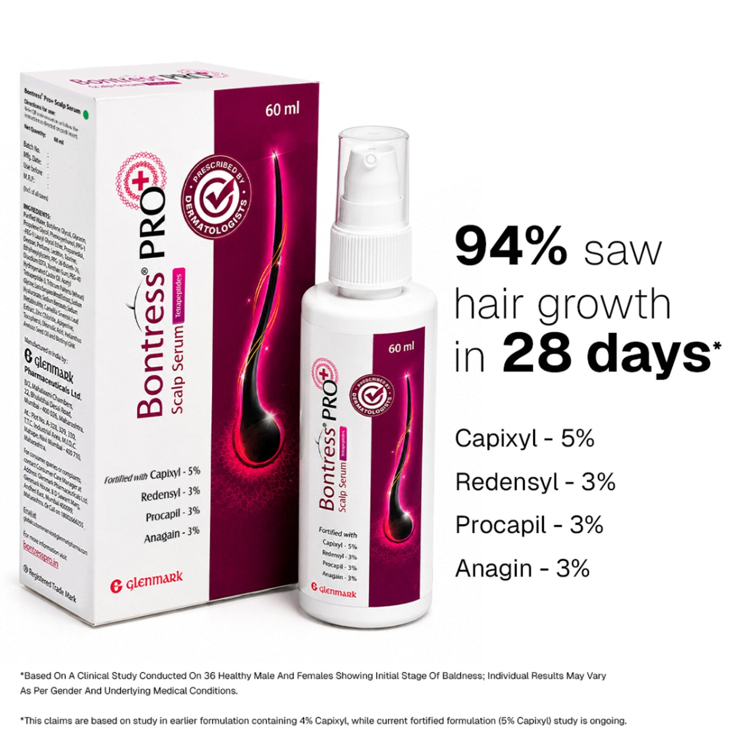 Bontress Pro+ Hair Serum With Tetrapeptides