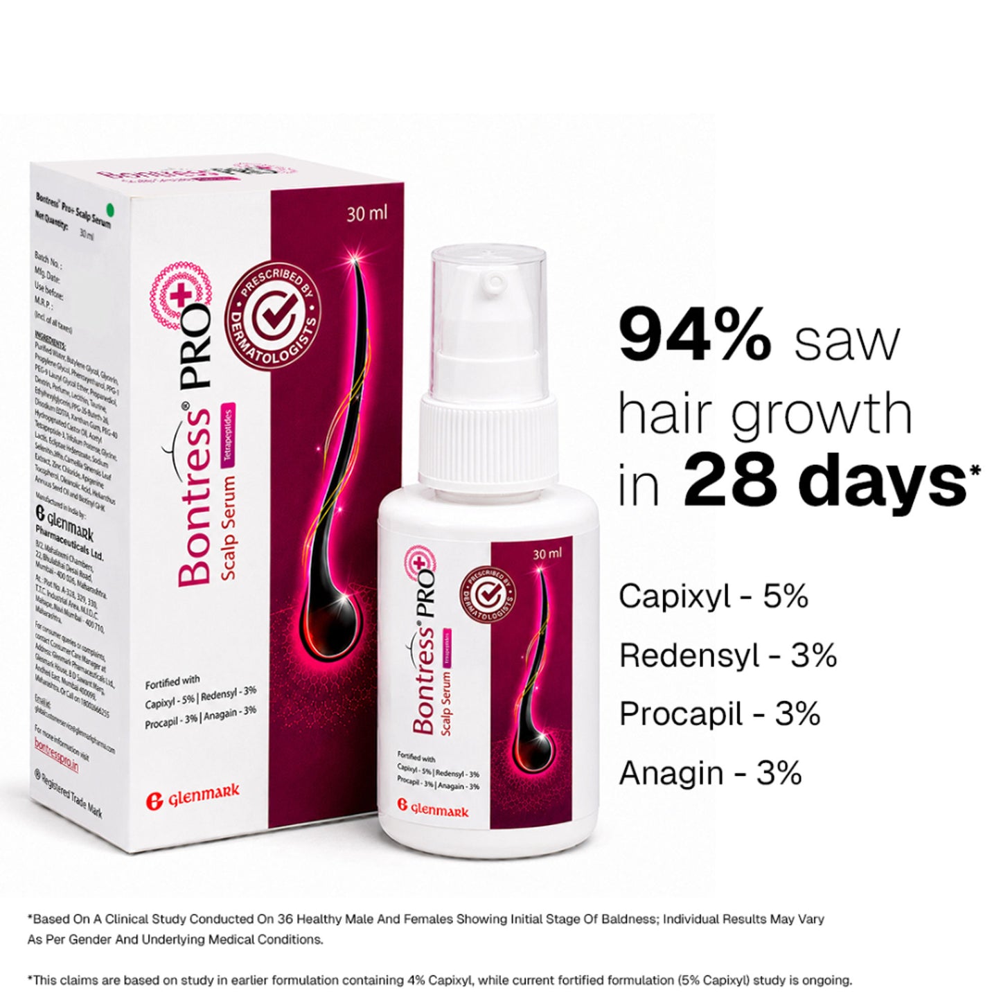 Bontress Pro+ Hair Serum With Tetrapeptides