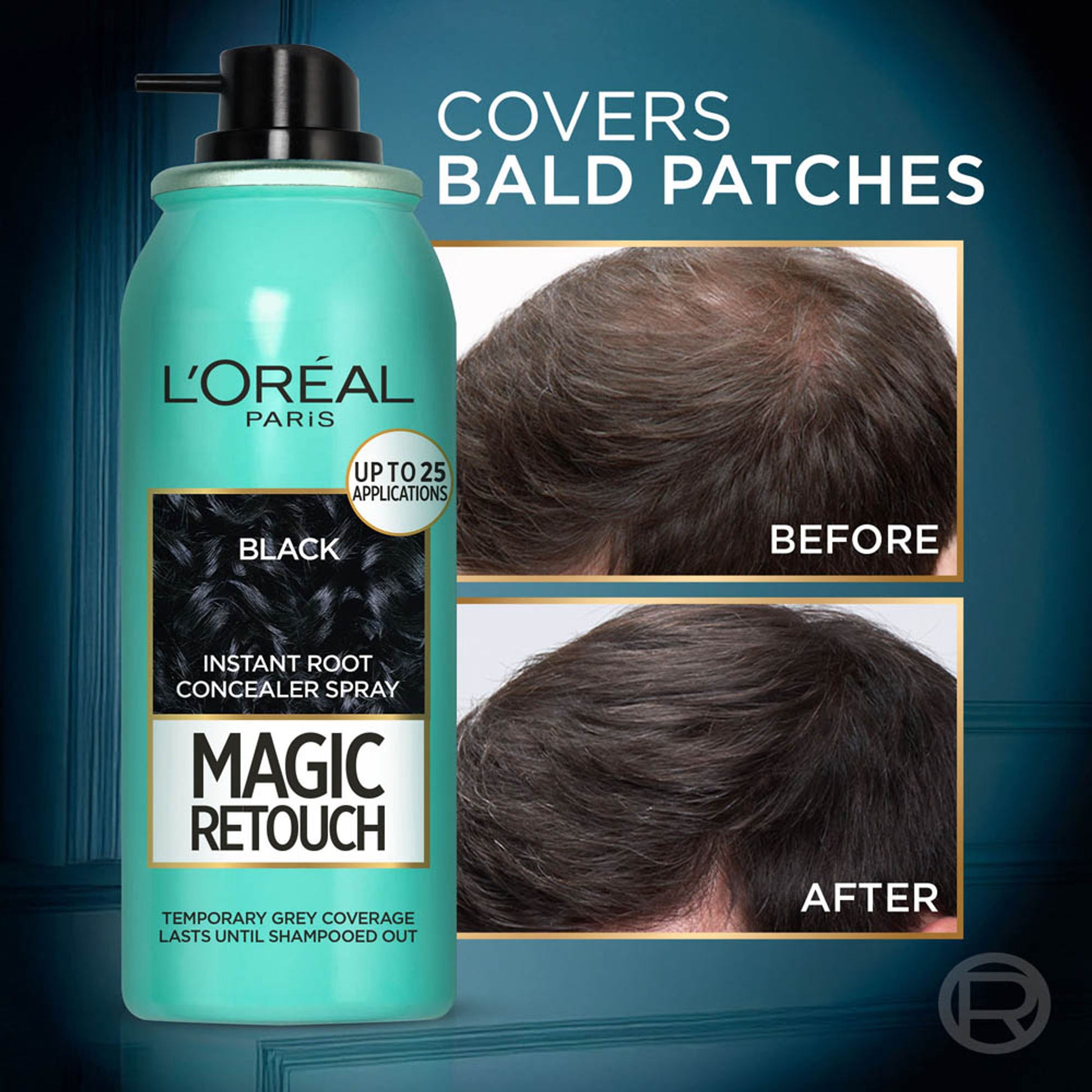 L'Oreal Paris Magic Retouch Instant Root Concealer Spray - Black