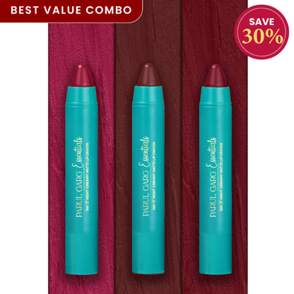 Parul Garg Beauty Lip Crayon Set - Dusky Hues