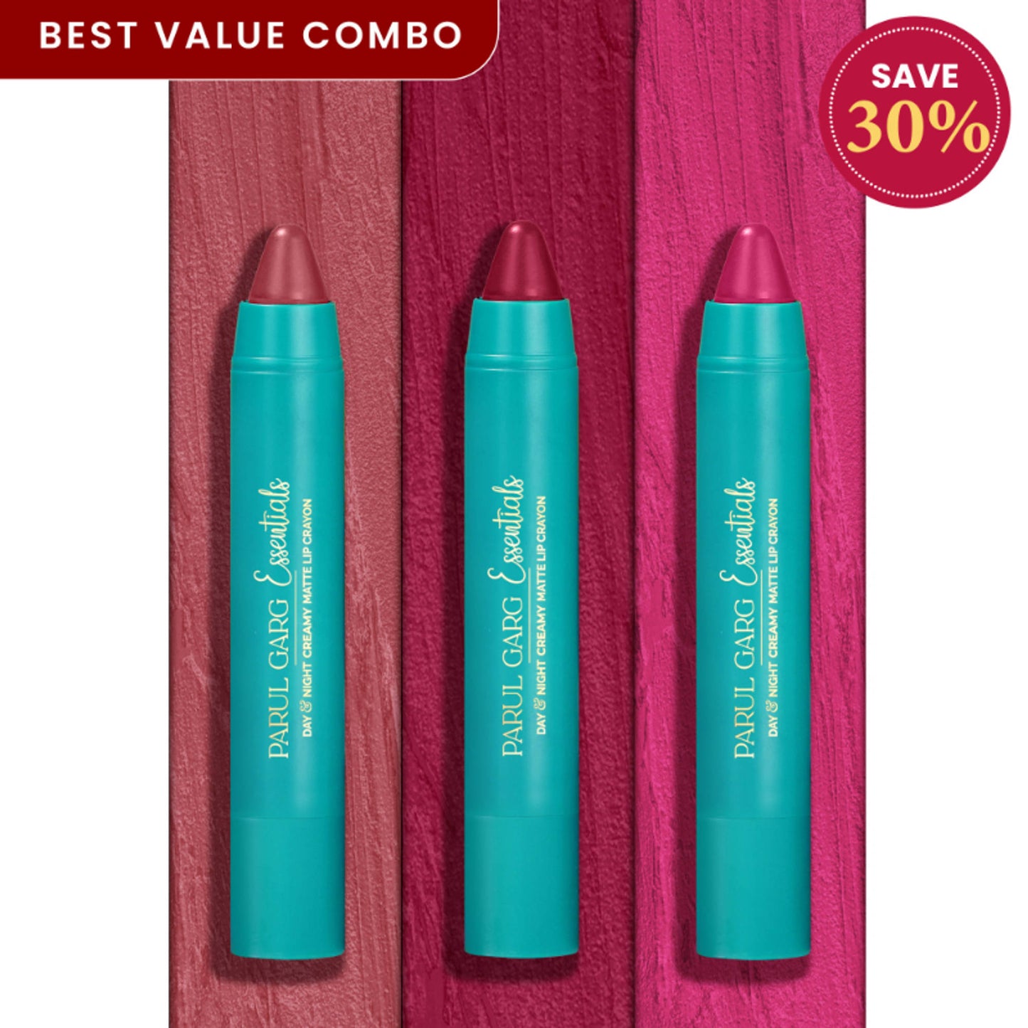 Parul Garg Beauty Lip Crayon Set - All-Time Bestsellers