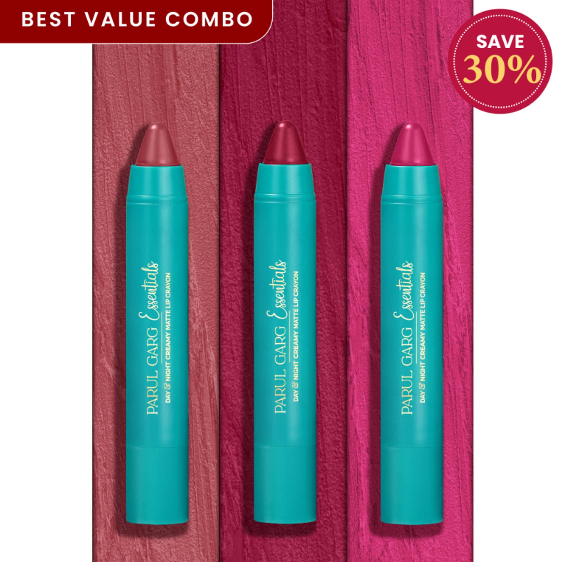Parul Garg Beauty Lip Crayon Set - All-Time Bestsellers