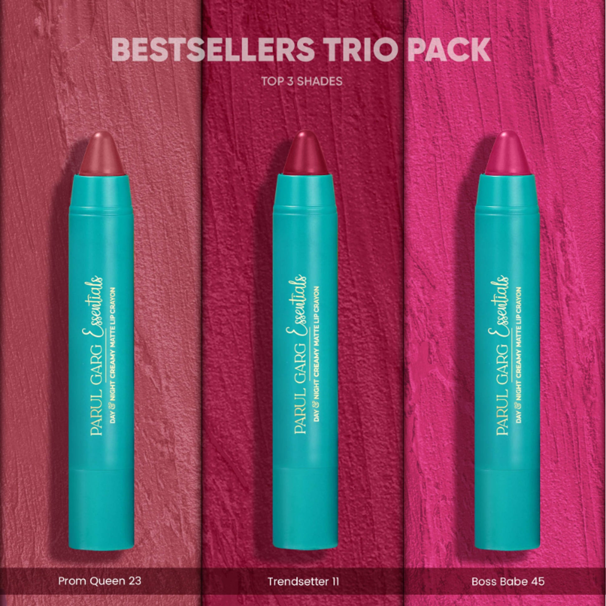 Parul Garg Beauty Lip Crayon Set - All-Time Bestsellers