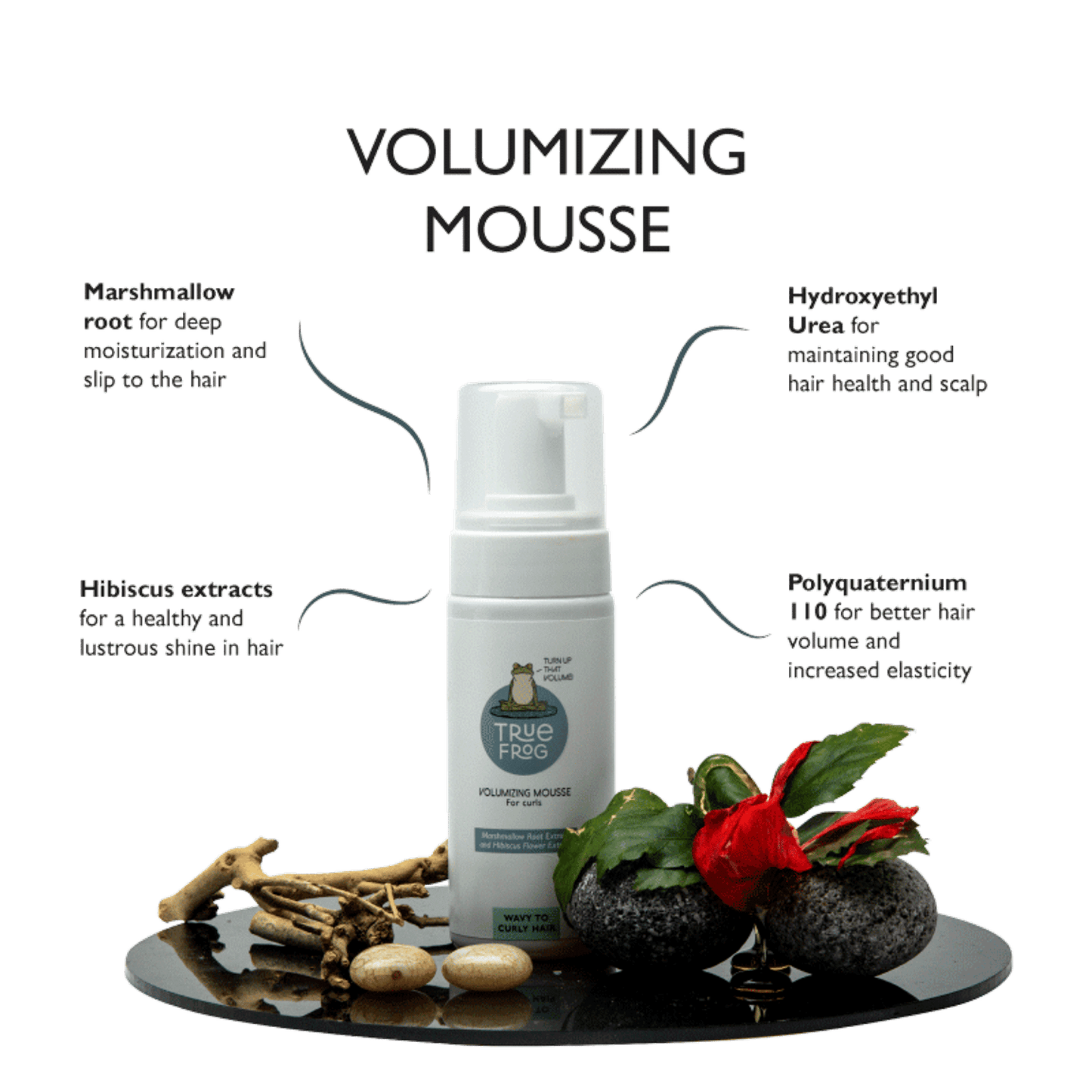 True Frog Volumizing Mousse For Curls